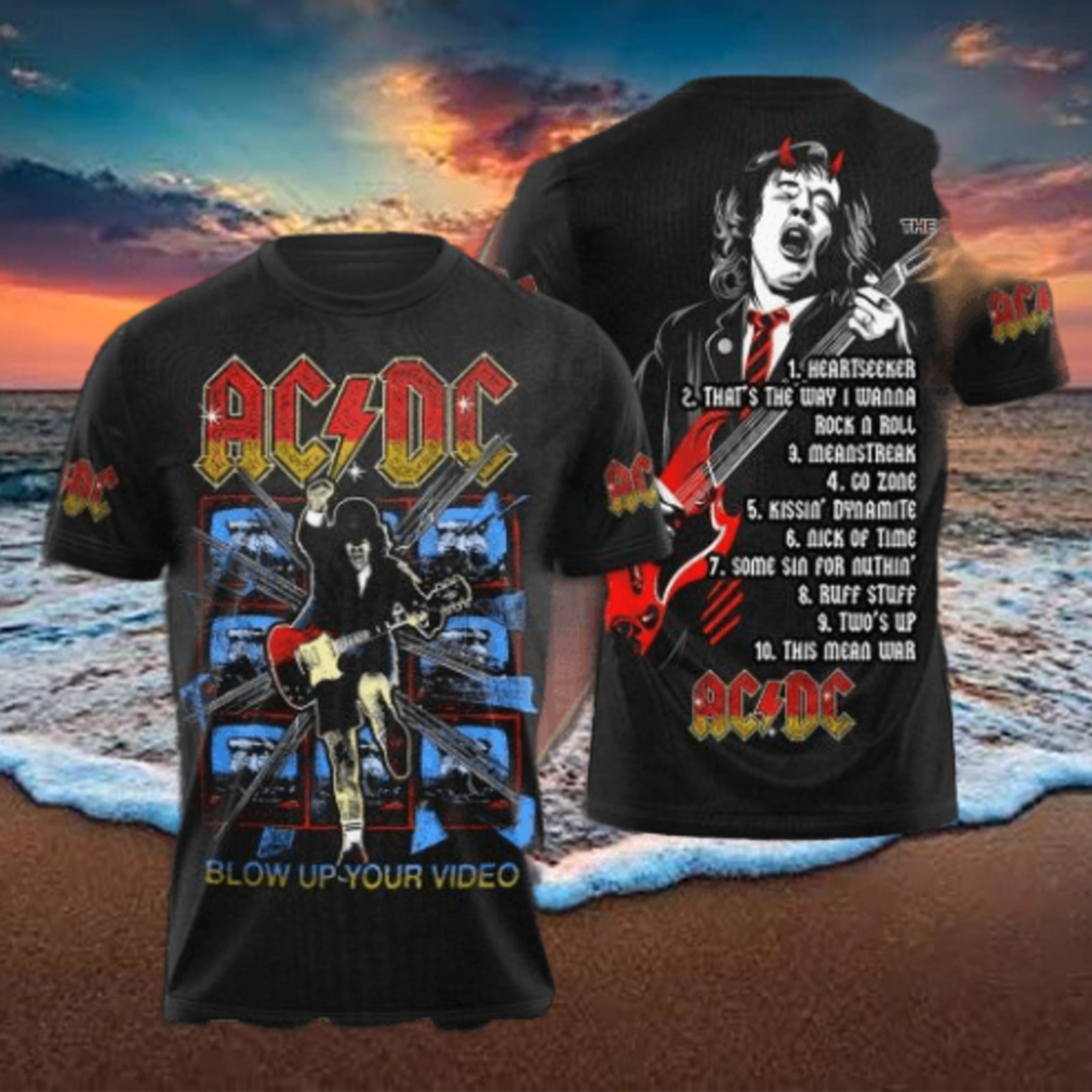 AC DC Rock Band All Over Print Shirt 5208 AC DC Rock Band All Over Print Shirt 5208