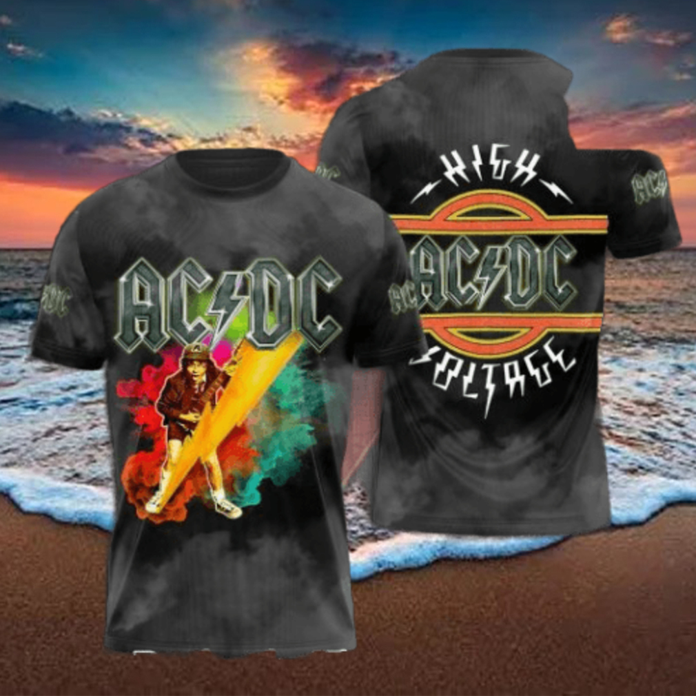 AC DC Rock Band All Over Print Shirt 5304 AC DC Rock Band All Over Print Shirt 5304