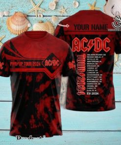 AC DC Rock Band All Over Printed Shirt 2809