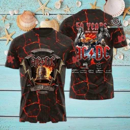 AC DC Rock Band All Over Printed Shirt 3373