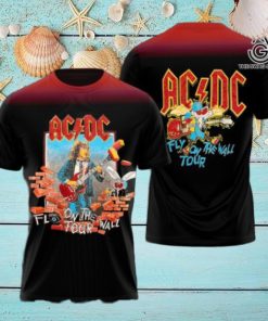 AC DC Rock Band All Over Printed Shirt 3679