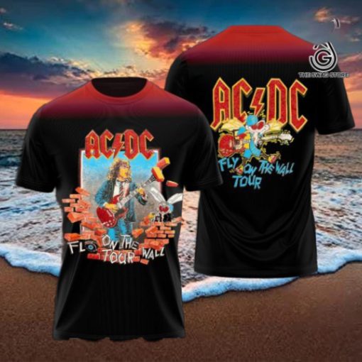 AC DC Rock Band All Over Printed Shirt 3679