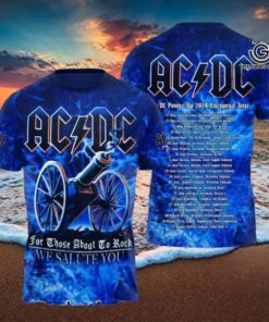 AC DC Rock Band All Over Printed Shirt 3685