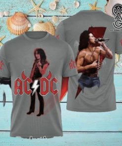AC DC Rock Band All Over Printed Shirt 4033