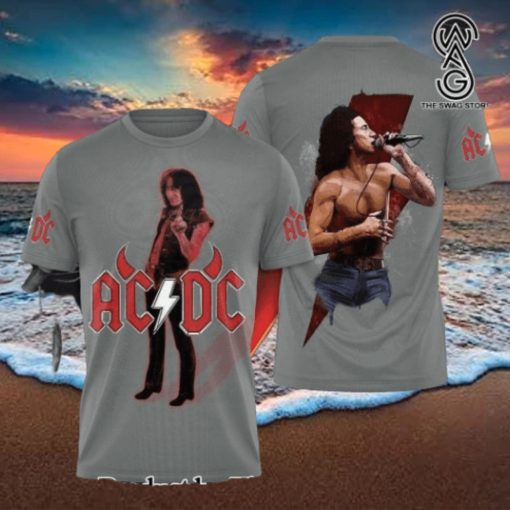 AC DC Rock Band All Over Printed Shirt 4033