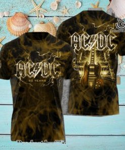 AC DC Rock Band All Over Printed Shirt 4171