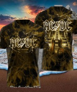 AC DC Rock Band All Over Printed Shirt 4171