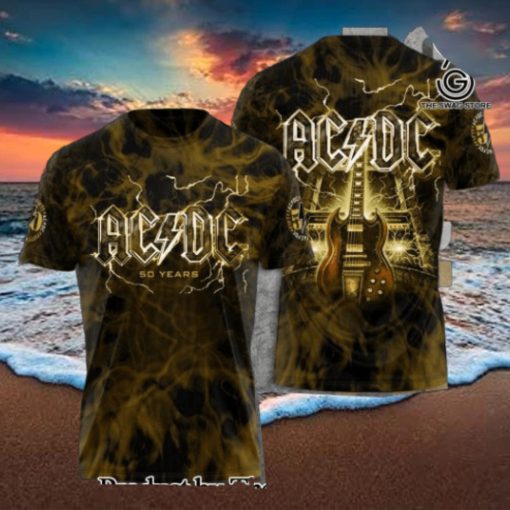 AC DC Rock Band All Over Printed Shirt 4171