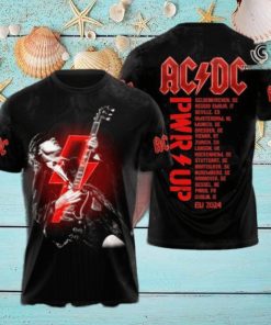 AC DC Rock Band All Over Printed Shirt 4345