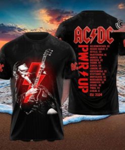 AC DC Rock Band All Over Printed Shirt 4345