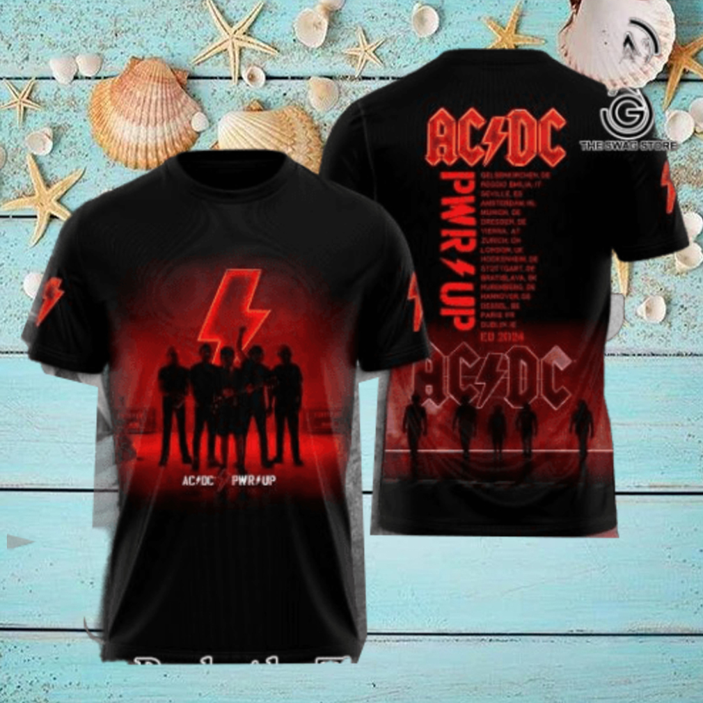 AC DC Rock Band All Over Printed Shirt 4393 AC DC Rock Band All Over Printed Shirt 4393