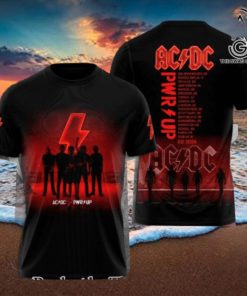 AC DC Rock Band All Over Printed Shirt 4393