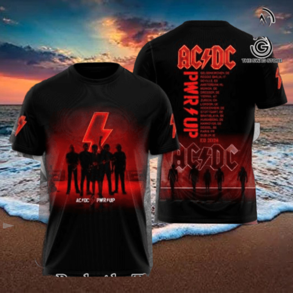 AC DC Rock Band All Over Printed Shirt 4393 AC DC Rock Band All Over Printed Shirt 4393