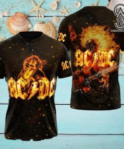 AC DC Rock Band Full Print Shirt 2091