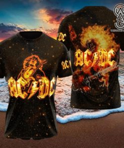 AC DC Rock Band Full Print Shirt 2091