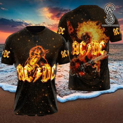 AC DC Rock Band Full Print Shirt 2091