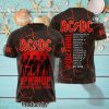 AC DC Rock Band Full Print Shirt 3231