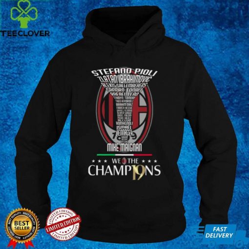 AC Milan Coppa Campioni We the Champ19ns Shirt