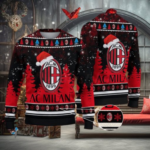 AC Milan Ugly Christmas Sweater, Ugly Sweater, Christmas Sweaters