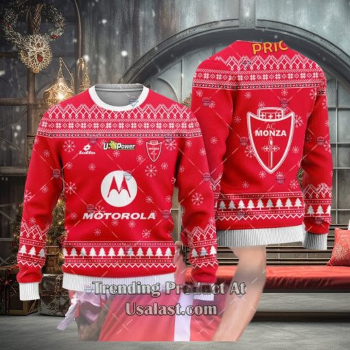 AC Monza 2023 24 Ugly Christmas Sweater