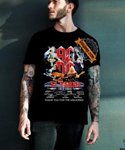 ACDC 51 Years 1973 2024 thank you for the memories hoodie, sweater, longsleeve, shirt v-neck, t-shirt