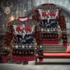 ACDC Big Logo With Horns Holiday Pattern Christmas Ugly Sweater