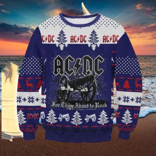 ACDC For Those About To Rock 2023 Ugly Christmas Sweater