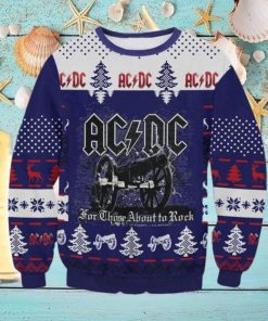 ACDC For Those About To Rock 2023 Ugly Christmas Sweater