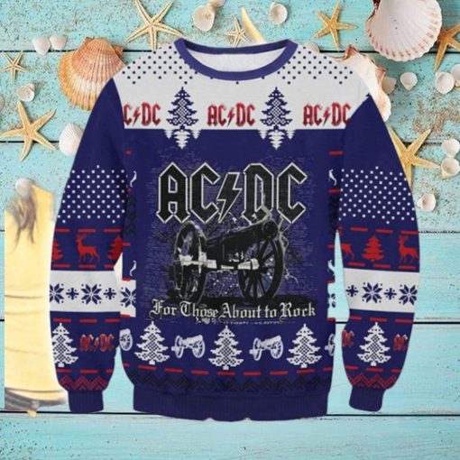 ACDC For Those About To Rock 2023 Ugly Christmas Sweater