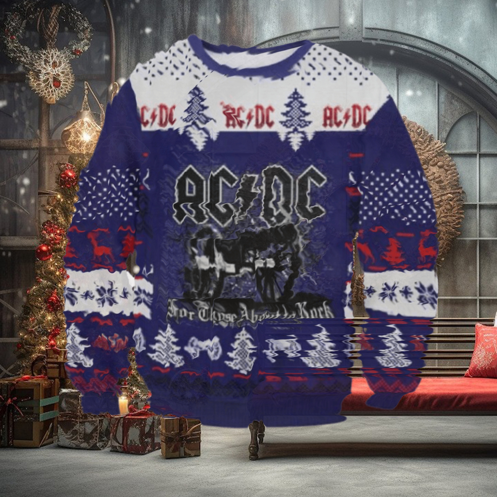 ACDC For Those About To Rock Signature Cannon Knitted Purple Christmas Ugly Sweater 2024 ACDC For Those About To Rock Signature Cannon Knitted Purple Christmas Ugly Sweater 2024