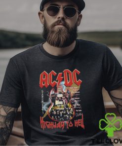 ACDC Highway To Hell Since 1973 Signatures shirt