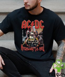 ACDC Highway To Hell Since 1973 Signatures hoodie, sweater, longsleeve, shirt v-neck, t-shirt