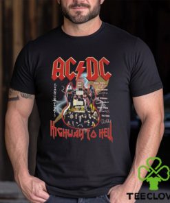 ACDC Highway To Hell Since 1973 Signatures hoodie, sweater, longsleeve, shirt v-neck, t-shirt