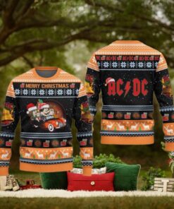 ACDC Merry Christmas Ugly Christmas Sweater Gift For Men And Women