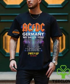 ACDC PWR UP Tour Germany 2024 We Salute You New Event EU 2024 Unisex T Shirt