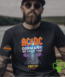 ACDC PWR UP Tour Germany 2024 We Salute You New Event EU 2024 Unisex T Shirt