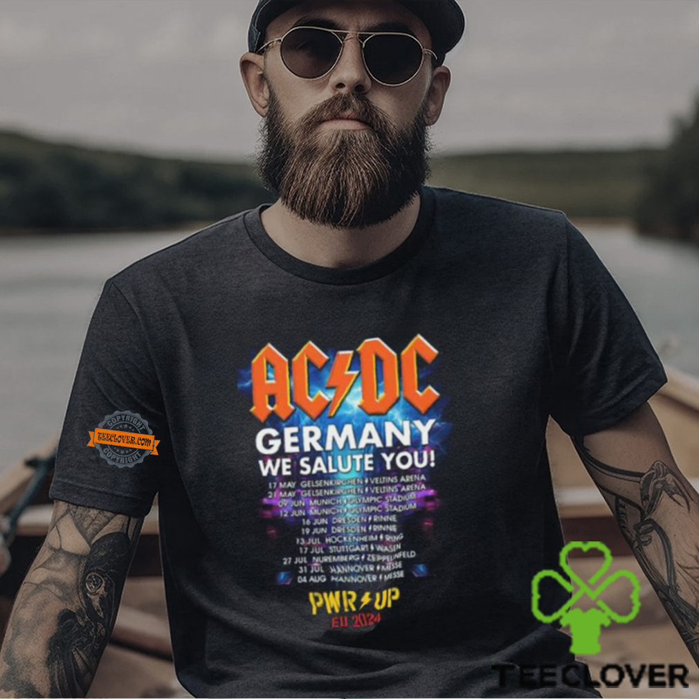 ACDC PWR UP Tour Germany 2024 We Salute You New Event EU 2024 Unisex T Shirt ACDC PWR UP Tour Germany 2024 We Salute You New Event EU 2024 Unisex T Shirt
