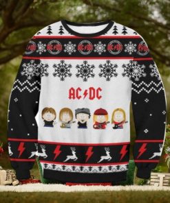 ACDC snowflake pattern Ugly Sweater Christmas Gift For Men And Women