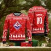 ACF Fiorentina Personalized Ugly Christmas Sweater Red Version