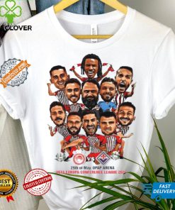 ACF Fiorentina vs Olympiacos F.C. UEFA Europa Conference League 2024 Champions caricature shirt