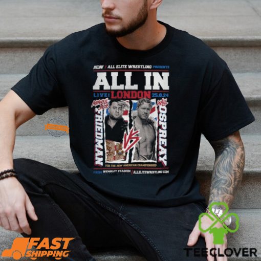 AEW ALL IN 2024 Matchup MJF vs Will Ospreay Shirt