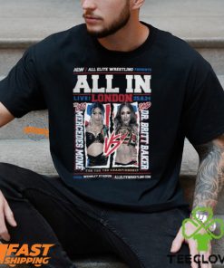 AEW ALL IN 2024 Matchup Mercedes Moné vs Britt Baker Shirt
