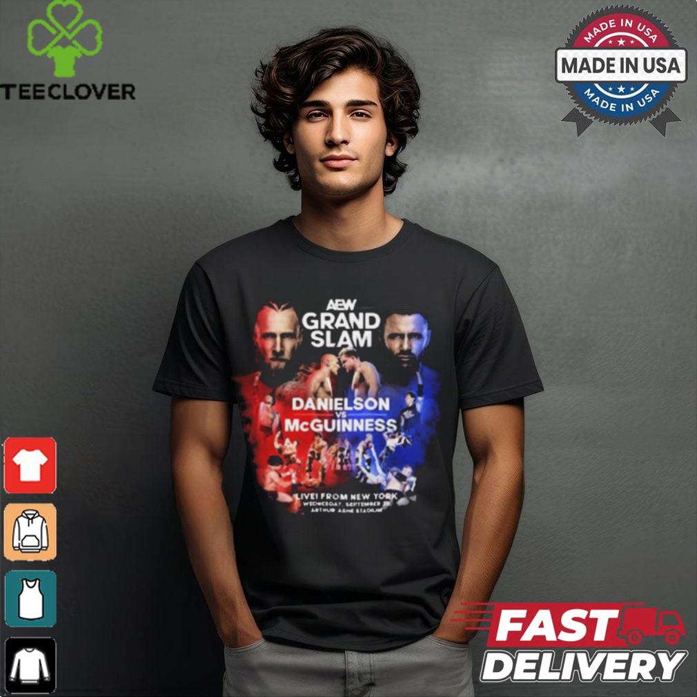 AEW Grand Slam 2024 Matchup Bryan Danielson vs Nigel McGuinness t shirt AEW Grand Slam 2024 Matchup Bryan Danielson vs Nigel McGuinness t shirt