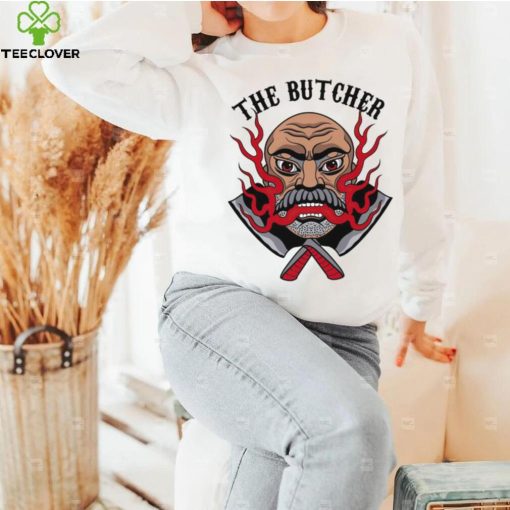 AEW The Butcher chopping block hoodie, sweater, longsleeve, shirt v-neck, t-shirt