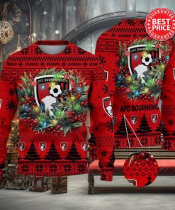 AFC Bournemouth Premier League Laurel Wreath Ugly Christmas Sweater