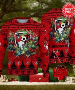 AFC Bournemouth Premier League Laurel Wreath Ugly Christmas Sweater