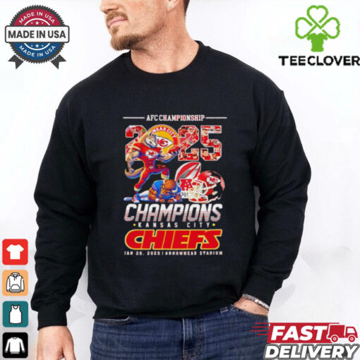 AFC Championship 2025 Champions KC Chiefs Shirt