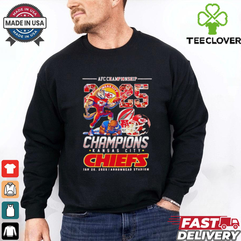 AFC Championship 2025 Champions KC Chiefs Shirt AFC Championship 2025 Champions KC Chiefs Shirt