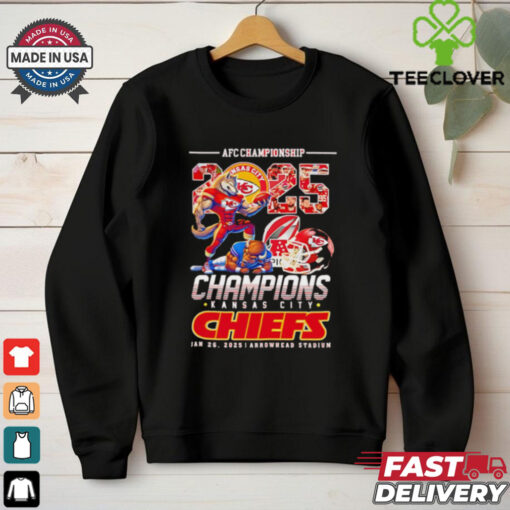 AFC Championship 2025 Champions KC Chiefs Shirt