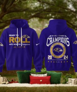AFC North Division Champions 2024 Baltimore Ravens Limited Edition For Fans Hoodie